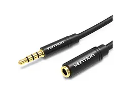 Кабель Vention Audio 3.5 mm M - 3.5 mm F 1m Black (BHBBF)