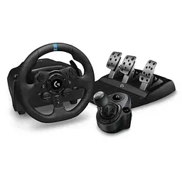 Комплект Logitech G923 SE Combo for PS5/PS4/PC кермо педалі коробка передач - мініатюра 3