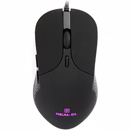 Мишка REAL-EL RM-295 USB Black - мініатюра 3