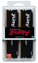 Kingston Пам'ять ПК DDR5 64GB KIT (32GBx2) 5600 FURY Beast - мініатюра 5