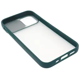 Чохол UFT для iPhone 12 mini силіконовий зі шторкою, що захищає камеру Green - мініатюра 3