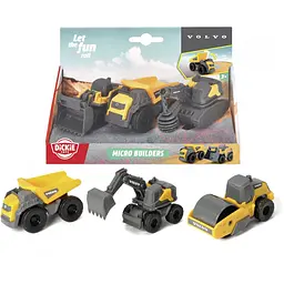 Ігровий набір Dickie Toys Вольво. Мікробудівельники 2 види (3722009)