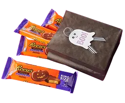 Шоколадні цукерки Reese's Milk Chocolate King Size Peanut Butter Pumpkins Halloween Candy 68 г - мініатюра 3