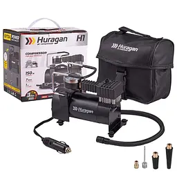 Автомобільний компресор Huragan 12v 150вт 35л 7атм 7А (H1)