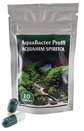 Бактерії для акваріума TM Aquahim Spiritol AquaBacter Proffi, 10 капсул