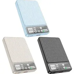 Портативна батарея Hoco Q18 Tourer 22.5W 10000 mAh Blue - мініатюра 4