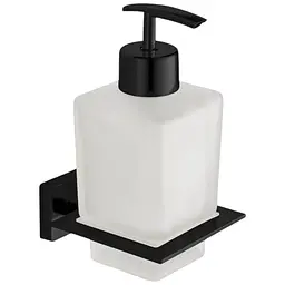 Дозатор рідкого мила VBI Mercury black VBI-040206BL, Чорний матовий