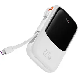 Портативна батарея Baseus Qpow Pro Digital Display Fast Charge Power Bank 20000mAh 22.5W PPQD030102 White
