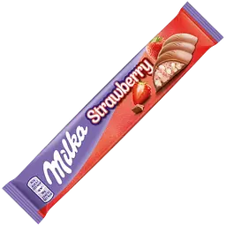 Шоколадні батончики Milka Erdbeer Riegel Strawberry 5 х 36.5 г - мініатюра 2