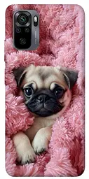 TPU чохол Demsky Мопс у ніжностях для Xiaomi Redmi Note 10 / Note 10s