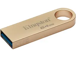 Флешка Kingston 64 GB DataTraveler SE9 Gen 3 Gold (DTSE9G3/64GB) - мініатюра 4