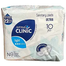 Прокладки гігієнічні NORMAL CLINIC ultra cotton feeling 3 краплі 10 шт Денні