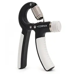 Еспандер кистьовий Cornix 5-60 кг з регульованим навантаженням XR-0142 Black/Grey - мініатюра 1