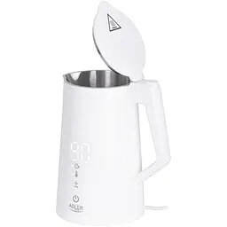 Електрочайник Adler AD 1345 white 1850-2200Вт 1.7л Strix встановлення температури - мініатюра 4