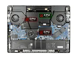 Вентилятор Asus кулер (CPU Fan 5V) для моделей ноутбука ROG Strix G16 G615LW, G615LR, G615LP, G615JM, G615LM, G615JH, G615LH (13NR0LN0P01011) - мініатюра 4