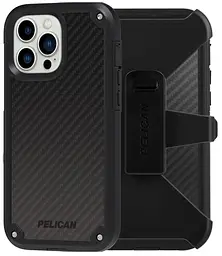 Протиударний чохол з кліпсою для iPhone 13 Pro Pelican Shield Kevlar Black аналог OtterBox Defender