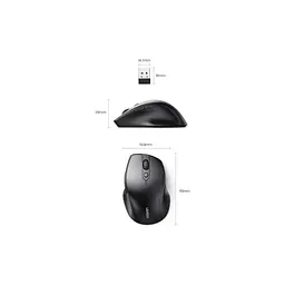 Мишка Ugreen MU101 Wireless Black (90395) - мініатюра 7
