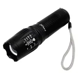 Ліхтарик з механічним зумом ручний BL-200-P50 акумуляторний 1х18650 або 3xAAA 5 режимів (100%, 75%, 50%, миготливий / стробоскоп, SOS) - мініатюра 4
