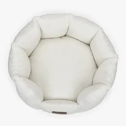Лежак ортопедичний для собак "Shell Teddy" молочний XS (50*55см) - мініатюра 5