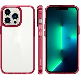 Оригінальний протиударний чохол Spigen Ultra Hybrid для iPhone 13 Pro (6.1") Red Crystal (ACS03263) - мініатюра 6