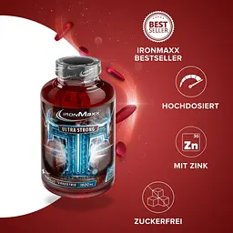 Бустер тестостерону IronMaxx TT Ultra Strong 180 таблеток - мініатюра 2