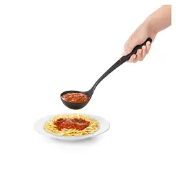 Ополоник OXO Cooking Utensils нейлоновий чорний 34 см (1040615) - мініатюра 4