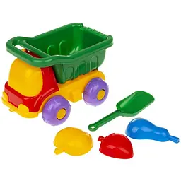 Дитяча іграшкова машина Colorplast "Бджілка" C0022 з лопаткою Зелений