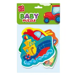 Дитячі пазли Baby puzzle "Транспорт" Vladi toys, різнокольоровий (IP-177-P-1271)