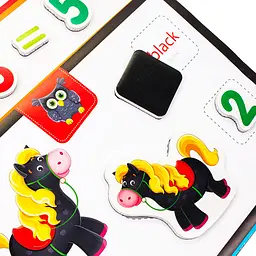 Абетка Математика English Vladi Toys з магнітною дошкою, укр. мова (VT5412-04) - мініатюра 5