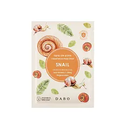 Маска тканинна для обличчя Dabo I Need Nature Mask Sheet Snail з екстрактом муцину равлика