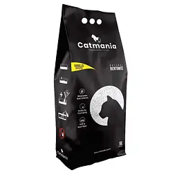 Наповнювач бентонітовий для котячого туалету Catmania Vanilla + жовті гранули 5 л