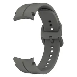 Ремінець силіконовий BeWatch NEO для Samsung Galaxy Watch 4/5/6 20 мм Сірий (101neo08) - мініатюра 3