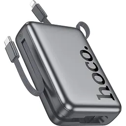Зовнішній акумулятор Hoco Q39 20000mAh 22.5W Metal Grey (649094) [156649] - мініатюра 1