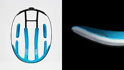 Змінна підкладка для шолома POC Ventral SPIN Interior SPIN S Блакитний