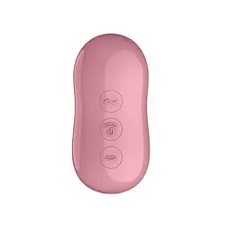Стимулятор Satisfyer Cotton Candy Light Red Милий вакуумний, 8.6х4.2 см рожевий - мініатюра 3