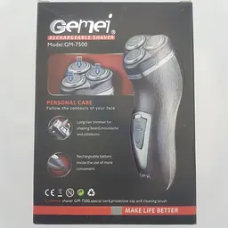Бритва акумуляторна роторна GEMEI GM-7500 - мініатюра 8