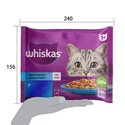 Набір корму для котів Whiskas тунець/лосось в желе 4 шт. x 85 г - мініатюра 7