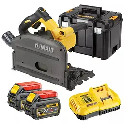 Пила дискова акумуляторна DeWalt з АКБ та ЗП DCS520T2 - мініатюра 7