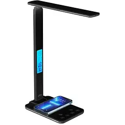 Настільна лампа Media-Tech MT222, QI, 3000-6500К, 750 Lm, black (MT222K)