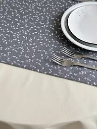 Ранер доріжка Ecotton DUCK 45x170 см для обіднього столу водовідштовхувальна сірий (V 11/ Grey) (25010) - мініатюра 5