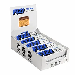 Протеїнові батончики FIZI Protein Bar — 10 × 45 г Almond-Choco