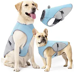 Літній охолоджувальний жилет для собак Derby Summer Dog Cooling Harness PA0360-2 Blue, L