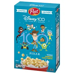 Сухий сніданок Disney100 Confetti Cake Breakfast Cereal with Confetti Sprinkles 453g - мініатюра 3