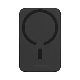 Магнітний портативний павербанк із бездротовою зарядкою Baseus Magnetic 20 W 6000 mAh для iPhone чорний