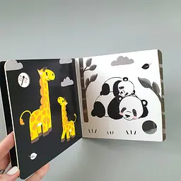 Мама і маля. Моя контрастна книжка (українською мовою) А1703004У - мініатюра 3