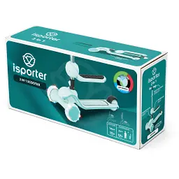 Самокат iSporter EVO 2в1 з сидінням зелений (M2_Green) - мініатюра 12