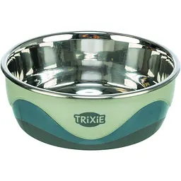 Миска металевa Trixie на гумовій основі 400 мл / 14 см (сірий) - мініатюра 3