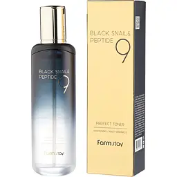 Тонер для обличчя FarmStay Black Snail & Peptide 9 Perfect Toner 120 мл