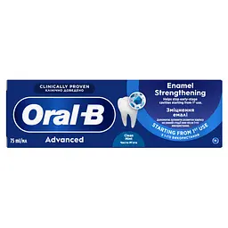 Зубна паста Oral-B Advanced Зміцнення емалі Чиста м'ята 75 мл (8006530090797) - мініатюра 2