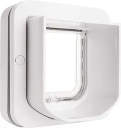 Відкидна стулка для кішок SureFlap з мікрочіпом Sure Petcare, біла, сканує посвідчення особистості тварини при вході Б/в - мініатюра 6